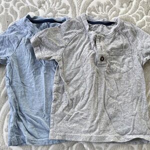 Carter's Gray and Light Blue Short Sleeve Tees